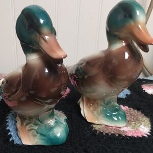 Vintage Ceramic Duck Figurines